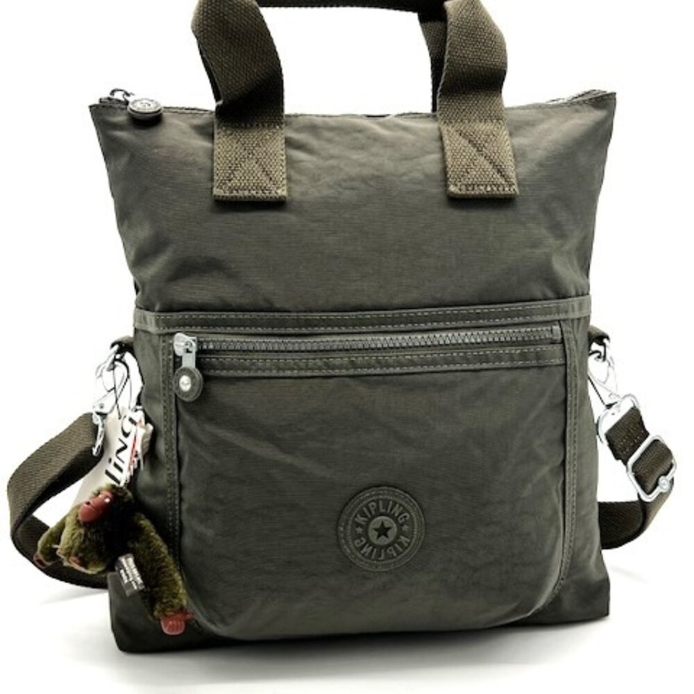 Kipling Eleva Convertible Tote Bag, Field Green - NEW